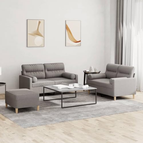 XINCXIN 3-TLG. Sofagarnitur, Gästesofa Sofa Set, Wohnzimmer Sofa bodensofa, Günstig gästesofa Sofas, Platzsparende schlafcouch, Geeignet für Bedrooms Living Rooms Attics Study mit Kissen Taupe Stoff XINCXIN 3-TLG. Sofagarnitur, Gästesofa Sofa Set, Wohnzimmer Sofa bodensofa, Günstig gästesofa Sofas, Platzsparende schlafcouch, Geeignet für Bedrooms Living Rooms Attics Study mit Kissen Taupe Stoff von XINCXIN