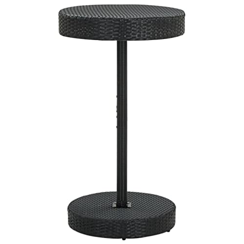 XINCXIN Gartentisch, Outdoor Tisch Tisch Balkon balkontisch wetterfest gartenmöbel Dining Table Geeignet für Outdoor Garden Balcony Terrace Schwarz 60,5x106 cm Poly Rattan XINCXIN Gartentisch, Outdoor Tisch Tisch Balkon balkontisch wetterfest gartenmöbel Dining Table Geeignet für Outdoor Garden Balcony Terrace Schwarz 60,5x106 cm Poly Rattan von XINCXIN