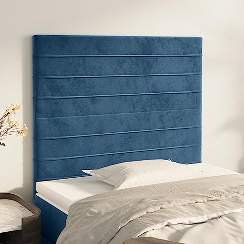 XINCXIN Kopfteil, headboard for Bed Bett kopfteil wandpolster Bett schlafzimmermöbel modern e 2 STK. Dunkelblau 100x5x78/88 cm Samt XINCXIN Kopfteil, headboard for Bed Bett kopfteil wandpolster Bett schlafzimmermöbel modern e 2 STK. Dunkelblau 100x5x78/88 cm Samt von XINCXIN