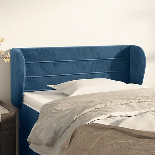 XINCXIN Kopfteil, headboard for Bed schlafzimmermöbel modern wandpolster Bett wandkissen wandpolster mit Ohren Dunkelblau 83x23x78/88 cm Samt XINCXIN Kopfteil, headboard for Bed schlafzimmermöbel modern wandpolster Bett wandkissen wandpolster mit Ohren Dunkelblau 83x23x78/88 cm Samt von XINCXIN