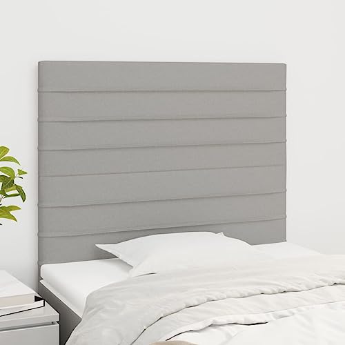 XINCXIN Kopfteil, wandkissen wandpolster Bett kopfteil wandpolster Bett headboard for Bed e 2 STK. Hellgrau 100x5x78/88 cm Stoff XINCXIN Kopfteil, wandkissen wandpolster Bett kopfteil wandpolster Bett headboard for Bed e 2 STK. Hellgrau 100x5x78/88 cm Stoff von XINCXIN
