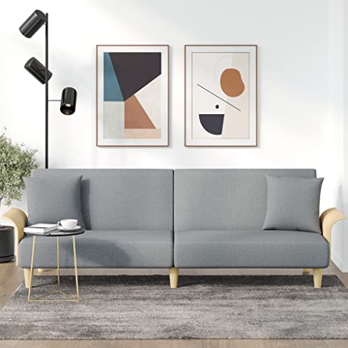XINCXIN Schlafsofa, Günstig gästesofa Sofas, Platzsparende schlafcouch, Wohnzimmer Sofa bodensofa, Gästesofa Sofa Set, Geeignet für Study Bedrooms Apartments 0ffice mit Armlehnen Hellgrau Stoff XINCXIN Schlafsofa, Günstig gästesofa Sofas, Platzsparende schlafcouch, Wohnzimmer Sofa bodensofa, Gästesofa Sofa Set, Geeignet für Study Bedrooms Apartments 0ffice mit Armlehnen Hellgrau Stoff von XINCXIN