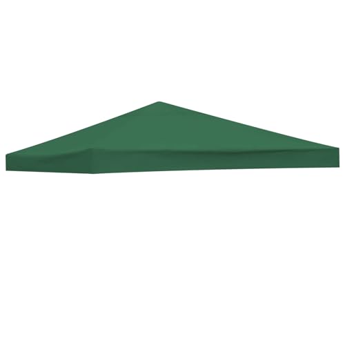 3x3 Canopy Ersatztop - Gavoebo -Ersatzabdeckung 3x3 - minimalistische Ersatzpavillon -Cover für Gartenparty Grill BBQ, nur Deckung, Dunkelgrün von XJKLBYQ