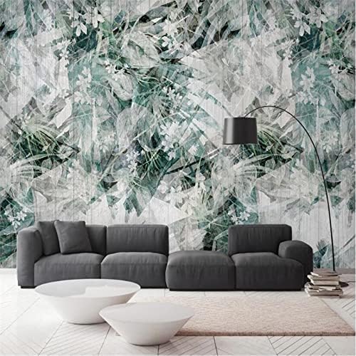 XLMING Grüne Frische Blätter 3D Tapeten Home Esszimmer Sofa Schlafzimmer Wohnzimmer TV Hintergrund-430cm×300cm von XLMING
