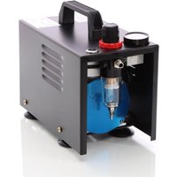 Airbrush Kompressor AF18A kompakt mit Manometer Druckminderer Abschaltautomatik von XPOTOOL