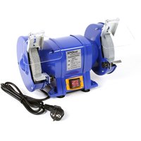 Doppelschleifer 250W Schleifscheiben-Ø 150mm mit Grobschleifscheibe und Feinschleifscheibe - blau - Xpotool von XPOTOOL