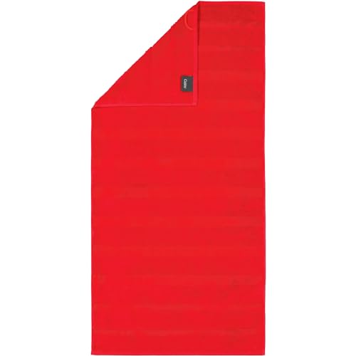 Cawö Home Handtücher Noblesse2 Uni 1002 rot - 203 Handtuch 50x100 cm von Cawö