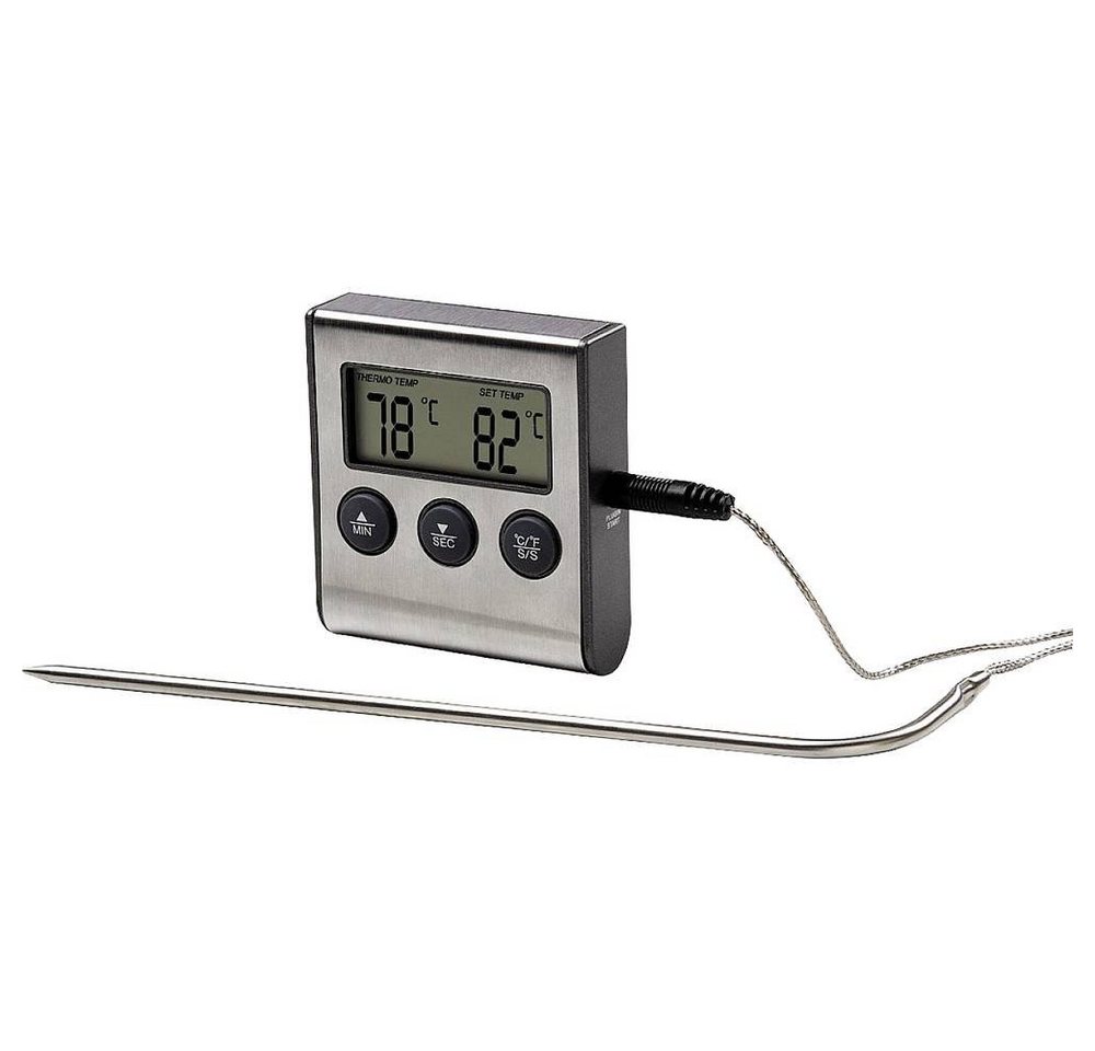Xavax Grillkamin Digitales Bratenthermometer mit Timer von Xavax
