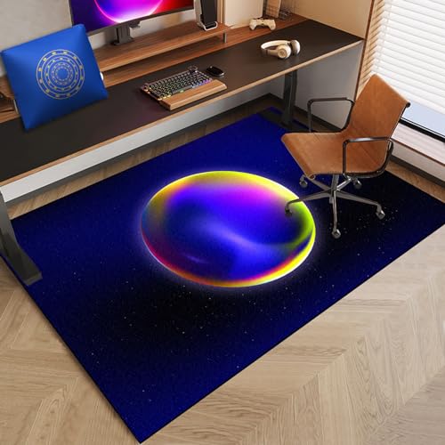 180 x 200 cm Gaming Teppich Stuhlunterlage| Bodenschutzmatten für Bürostühle| Unterlage Schreibtischstuhl| Bürostuhl Matte für Stühle| Schutzmatte für Teppichböden| Parkett| Hartböden| Fliesen von XentFngxCCtasy