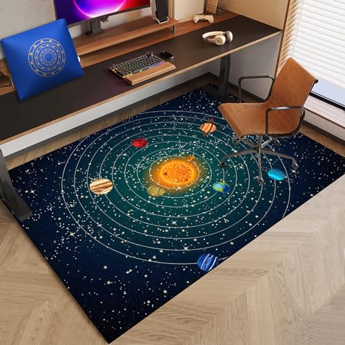 180 x 200 cm Gaming Teppich Stuhlunterlage| Bodenschutzmatten für Bürostühle| Unterlage Schreibtischstuhl| Bürostuhl Matte für Stühle| Schutzmatte für Teppichböden| Parkett| Hartböden| Fliesen von XentFngxCCtasy