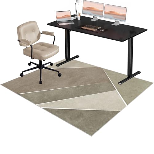 Xiao Ren Bodenschutzmatte Bürostuhl Teppich Unterlage, Bodenschutzmatte Gaming, Gaming Teppich Stuhlunterlage, Computerstuhl Teppiche, Bürostuhl Unterlage für Stühle Hohe Dichte Anti-Silp 110x160cm Xiao Ren Bodenschutzmatte Bürostuhl Teppich Unterlage, Bodenschutzmatte Gaming, Gaming Teppich Stuhlunterlage, Computerstuhl Teppiche, Bürostuhl Unterlage für Stühle Hohe Dichte Anti-Silp 110x160cm von Xiao Ren