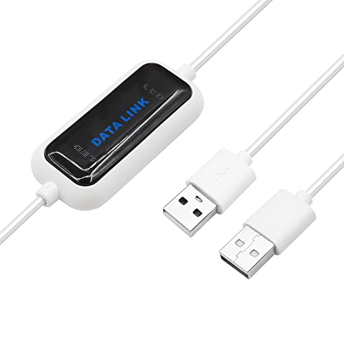 YACSEJAO USB Datenübertragungskabel High Speed PC auf PC USB 2.0 Computer Laptop Daten Sync Link Datei Transfer Copy Cable for Microsoft Win 2000 / XP / VISTA/Win7/8/10 von YACSEJAO