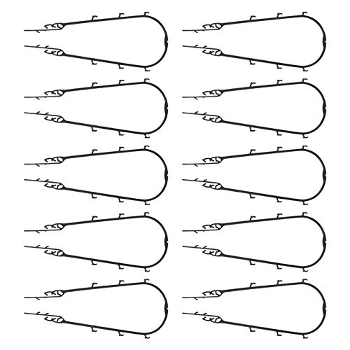 YARNOW Kletterzubehör 10Pcs Garten Spalier für Mini Klettern Pflanzen Arch Form Anlage Klettern Regal Kunststoff Topfpflanze Unterstützung Rack für Blumen Gemüse Reben Gitter von YARNOW