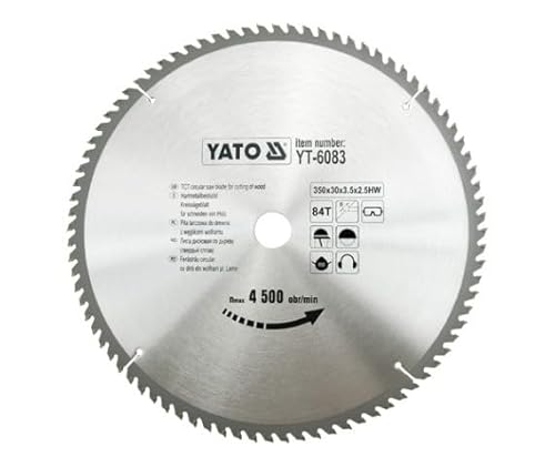 TCT BLADE FOR WOOD 350X84TX30 MM TCT BLADE FOR WOOD 350X84TX30 MM von YATO