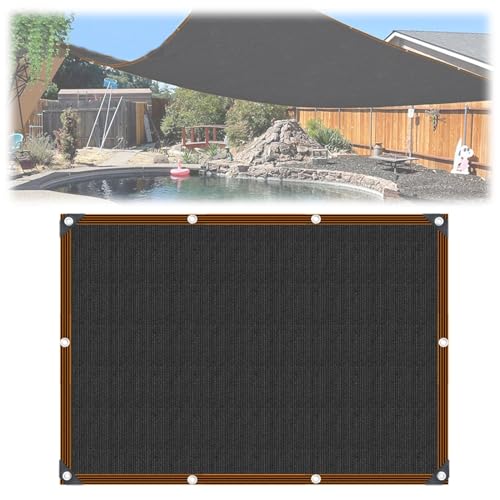 Garten Schattierungsnetz Schattiernetz Sonnenschutznetz Mit Ösen Sichtschutznetz Für Balkon Pflanze Gewächshaus Scheune Außen Hof Dach (0.9x4) m (2x2.5) m (3x8) m (4x4) m(Size:(6x15) m) von YHDZWY