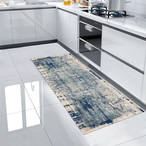 YHQGSY 40x80 cm Flur Teppich Küche,Läufer Flur Teppich,Collection Waschbarer Modernes Design,Wertvoll Verwenden Für Teppichlaeufer,rutschfest und Küchenläufer | Nützlich Küchenteppich Waschbar von YHQGSY