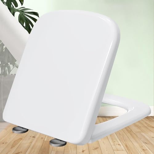 YIHANWUU Familien-Toilettensitz, Quadratischer Toilettensitz, Toilettendeckel Mit Absenkautomatik, Quadratischer Toilettendeckel, Toilettensitz Für Das Badezimmer, Passt Immer Und Rutscht Nie Für Das YIHANWUU Familien-Toilettensitz, Quadratischer Toilettensitz, Toilettendeckel Mit Absenkautomatik, Quadratischer Toilettendeckel, Toilettensitz Für Das Badezimmer, Passt Immer Und Rutscht Nie Für Das von YIHANWUU