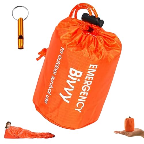 Notfall Schlafsack Biwaksack Wasserdicht tragbare Notfalldecke Survival Biwak Sack für Camping, Wandern, Outdoor, Aktivitäten Notfall Schlafsack Biwaksack Wasserdicht tragbare Notfalldecke Survival Biwak Sack für Camping, Wandern, Outdoor, Aktivitäten von YINGLUOEU