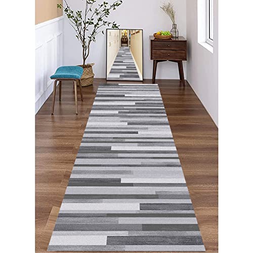 Läufer Teppich Flur rutschfest Schmale Halle Runner Teppiche, Grau | Flur Teppichreiter 1m 1,5m 2m 2,5m 3m 3,5m 4m 4m 4m 5m 5m 5m 6m extra langer grauer Läufer Teppich - Breite 60 cm 70 cm 80 cm 100 c Läufer Teppich Flur rutschfest Schmale Halle Runner Teppiche, Grau | Flur Teppichreiter 1m 1,5m 2m 2,5m 3m 3,5m 4m 4m 4m 5m 5m 5m 6m extra langer grauer Läufer Teppich - Breite 60 cm 70 cm 80 cm 100 c von YJRBZ