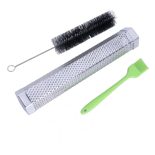 30,5 cm Pelletrohr, perforiertes Netz, Rohr für Grills, Rauchgeneratoren, Outdoor-Kochversorgung, Camping, Essential, BBQ, Smoker, Grills Tube von YUNNIAN