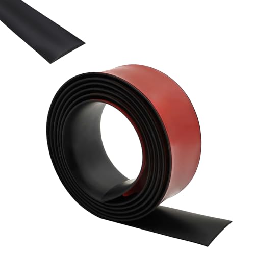 Übergangsprofil Selbstklebend, 1,5m x 4cm Übergangskantenleisten, PVC Bodenleisten, Schwellenleisten, Bodenbeläge, Bodenübergangsstreifen, für Raumböden, Fliesen und Schwellen, Schwarz Übergangsprofil Selbstklebend, 1,5m x 4cm Übergangskantenleisten, PVC Bodenleisten, Schwellenleisten, Bodenbeläge, Bodenübergangsstreifen, für Raumböden, Fliesen und Schwellen, Schwarz von YUNXCNA