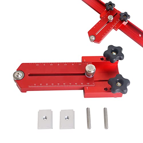 Extended Thin Rip Jig Tischsäge Jig Guide, Einstellbare Holzbearbeitung Tischsäge Schnelles Schneiden Grenzzaun zum Schneiden von Holz, Reißen von Stuhlschiefern, Schrank, Lochsäge von YWNYT