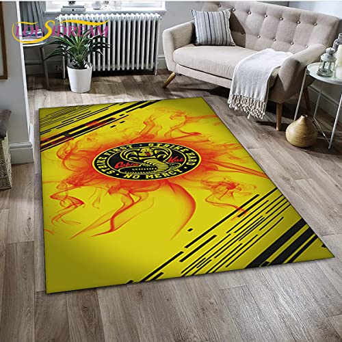 YZGAH Tv Karate Cobra Kai Amanda Bereich Teppich Groß, Teppich Teppich Für Wohnzimmer Schlafzimmer Sofa Fußmatte Dekoration, Kind Spiel rutschfeste Bodenmatte P1336 60X90Cm von YZGAH