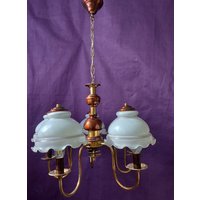 Antike Deckenlampe, 5 Glühbirnen von YaKuzolaDesign