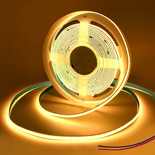 Yamlten DC 12V 5mm COB LED Streifen 2m,3000K Warmweiss,320 LEDs/M,LED Strip Light für TV Hintergrundbeleuchtung,Computer,Schrank,Schlafzimmer.(nur Draht Yamlten DC 12V 5mm COB LED Streifen 2m,3000K Warmweiss,320 LEDs/M,LED Strip Light für TV Hintergrundbeleuchtung,Computer,Schrank,Schlafzimmer.(nur Draht von Yamlten