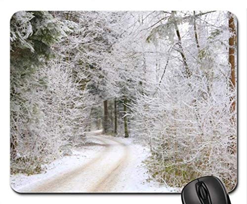 Fine dauerhafte Gemeinsame Kanten Gaming Mouse pad, Winter - Mousepad, Maus - Pads (Forest Mouse pad) von Yanteng