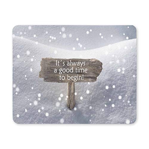 Yanteng Gaming Mouse pad, Maus - Pads Weihnachten Schnee - Komfort - Mousepad Gaming Mouse pad von Yanteng