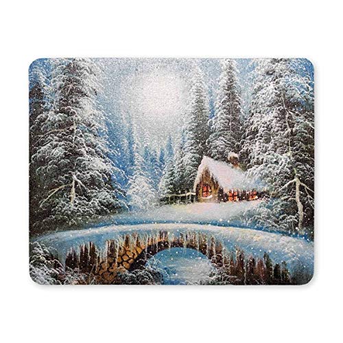 Gaming Mouse pad, Maus - Pads im Winter - Landschaft rechteck - Mousepad von Yanteng