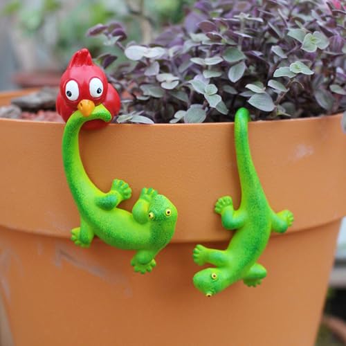 Eidechse Gartenstatuen,Gartenfiguren Für Draußen Wetterfest,Kreativer Eidechsen Blumentopf Hänger Figuren,Garten Deko Eidechse Hängende Statue,Tiere Ornament Gartenfigur Für Außen Eidechse Gartenstatuen,Gartenfiguren Für Draußen Wetterfest,Kreativer Eidechsen Blumentopf Hänger Figuren,Garten Deko Eidechse Hängende Statue,Tiere Ornament Gartenfigur Für Außen von Yarteim