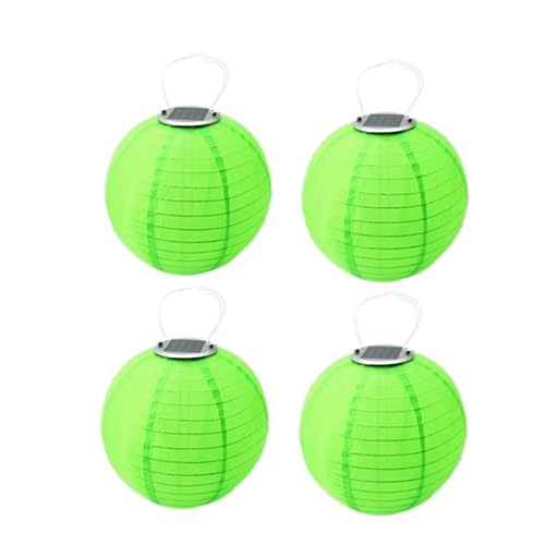 Yeehliny Solar Lampions außen Wetterfest 30cm Lampingions Lampion Solar Outdoor IP55 Wasserdicht Solarlaterne Hängende Nylon Laterne für Garten, Balkon, Hof, Hochzeit, Party Deko von Yeehliny