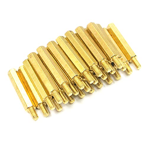 M3*12mm+6mm,50 stücke Sechskantmutter Abstand Schraube Messing Gewindespelsäule PCB Computer PC Motherboard Standoff Spacer M3*12mm+6mm,50 stücke Sechskantmutter Abstand Schraube Messing Gewindespelsäule PCB Computer PC Motherboard Standoff Spacer von Yhloubb