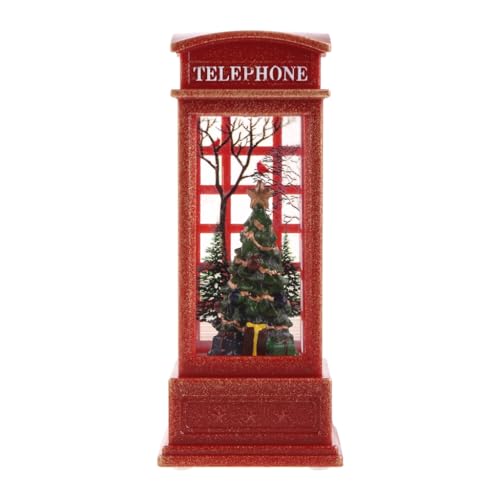 Yisawroy Telefonzelle Licht Alter Mann Schneemann Weihnachtsbaum Weihnachten Nacht Lampe Outdoor Flackernde Flamme Lampen für Party Decor von Yisawroy