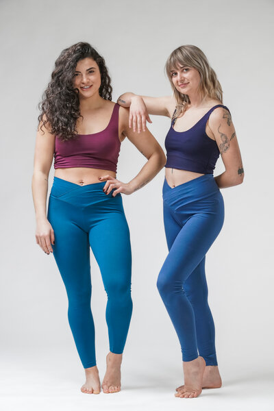 YogiLiebe Yoga double wende Bra "Maitri" aus Bio-Baumwolle von YogiLiebe