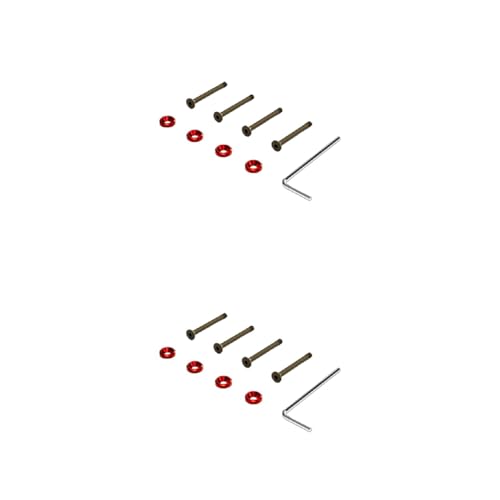 Yooghuge Exquisites Schraubenset Aus Aluminiumlegierung Für PC CPU Lüfterschraube, 32 Mm, Aluminiumlegierungsschrauben, Verrottete Dichtungen Für PC Gehäuselüfter, 4 Stück, 32 cm von Yooghuge