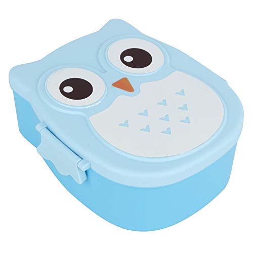 Yosoo Leakpr OOF Lunchbox, tragbar, niedlich, Eulenmotiv, rechteckig, Lunchbox, Lebensmittelbox, Obst, Aufbewahrungsbehälter für Kinder und Erwachsene, Geschenk zum Muttertag, ca. 16,8 x 13 x 7 cm, von Yosoo