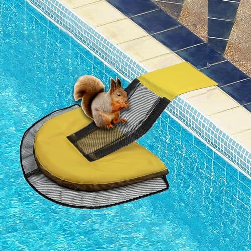 Youning Rettungsrampe Pool für Tiere Tierrampe Kleintier Swimming Fluchtrampe Aufblasbarer Pool Rampe Gerät Tierrettungs Critter Escape Ramp Schwimmende Rampe Rettungen Werkzeug & Zubehör (Gelb) von Youning