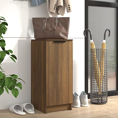 Youuihom Schuhablage-Schrank, Schuhablage-Schrank, Schuhschrank Braun Eichen-Optik 30x35x70 cm Holzwerkstoff Geeignet für Eingang, Wohnzimmer, Schlafzimmer, Wohnung, Flure, Gänge von Youuihom