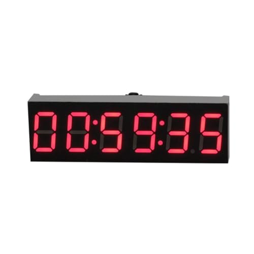 Yssevlon 0,36 6-Bit-Uhr LED Digitale Elektronische Uhr W Zweites Anzeigemodul Abschaltspeicher Helligkeitseinstellung -C von Yssevlon