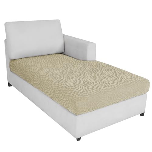 Ystyle Sofa Sitzkissenbezug Stretch, Sofa Sitzbezug, Elastischer Kissenbezüge, Sofa Sitzkissen Sofa Überzug Couch Überzug Schonbezug Sofabezug Sofaschoner (Beige, Chaiselongue) von Ystyle