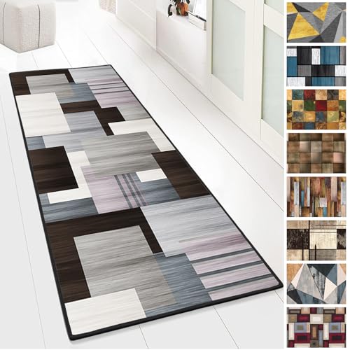 Yurun Küchenteppich, Modern Schlafzimmer Wohnzimmer Läufer Teppich, Für Küche, Flur, Eingangsbereich, Esszimmer, Modernes Rauten-Design, Erhältlich in 9 Farben & vielen Größen, 120x200cm Yurun Küchenteppich, Modern Schlafzimmer Wohnzimmer Läufer Teppich, Für Küche, Flur, Eingangsbereich, Esszimmer, Modernes Rauten-Design, Erhältlich in 9 Farben & vielen Größen, 120x200cm von Yurun
