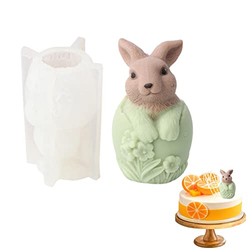 Ostern Silikonform Kerzenformen 3D Ostern Ei Gießformen Seifenform,DIY Handwerk Werkzeugbedarf Für Kerzen, Seife, Pudding, Kuchen von Yusheng