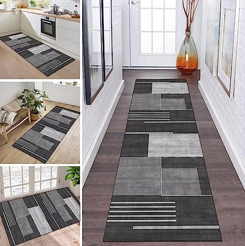 ZDYHMrj Teppich Läufer Flur Küche rutschfest waschbar Teppichläufer Lang 80X500CM Dunkel grauModern Design Meterware Korridor Tepiche Esszimmer Schlafzimmer Wohnzimmer Schmutzfangmatte Küchenteppich ZDYHMrj Teppich Läufer Flur Küche rutschfest waschbar Teppichläufer Lang 80X500CM Dunkel grauModern Design Meterware Korridor Tepiche Esszimmer Schlafzimmer Wohnzimmer Schmutzfangmatte Küchenteppich von ZDYHMrj