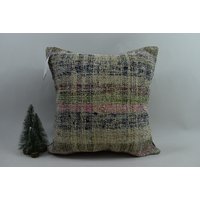 Handgemachtes Kelim Kissen/Boho 18x18 cm Truthahnkissen Nomadenkissen Stammeskissen Sofakissen Küstenkissen Code 6449 von ZDkilimpillow