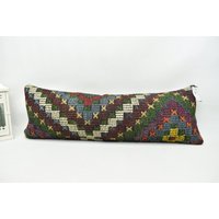 Handgewebtes Kelimkissen/Sofakissen 12x36 Kissenbezug Code 1308 von ZDkilimpillow