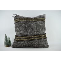 Sofa Kelim Kissenbezug/Handgewebtes Kissen Boho Dekor Großes Couch 24x24 Code 1817 von ZDkilimpillow