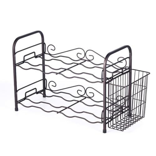 Modernes Weinregal, verstellbare Flaschen, platzsparender Weinständer, Halter für Arbeitsplatte, Heimdekoration Modernes Weinregal, verstellbare Flaschen, platzsparender Weinständer, Halter für Arbeitsplatte, Heimdekoration von ZEPFJHE